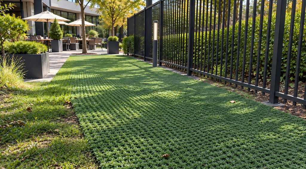 Hybrid turf for landscaping projects