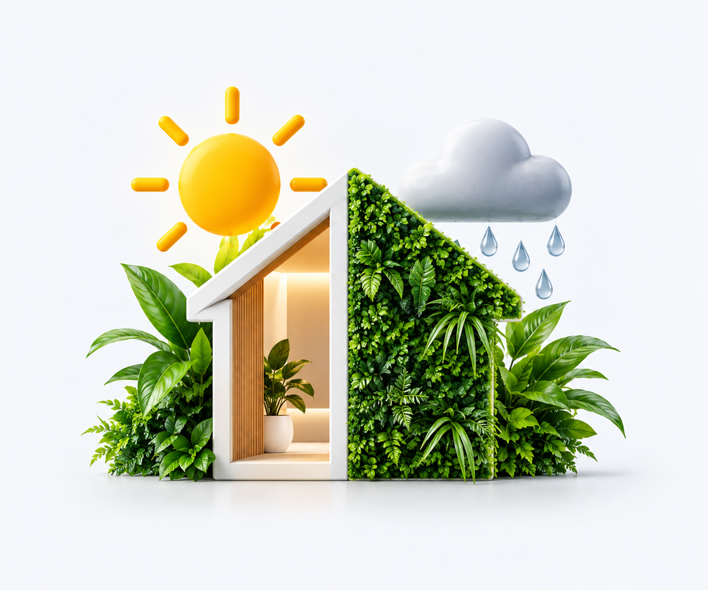 Realistic artificial greenery appearance