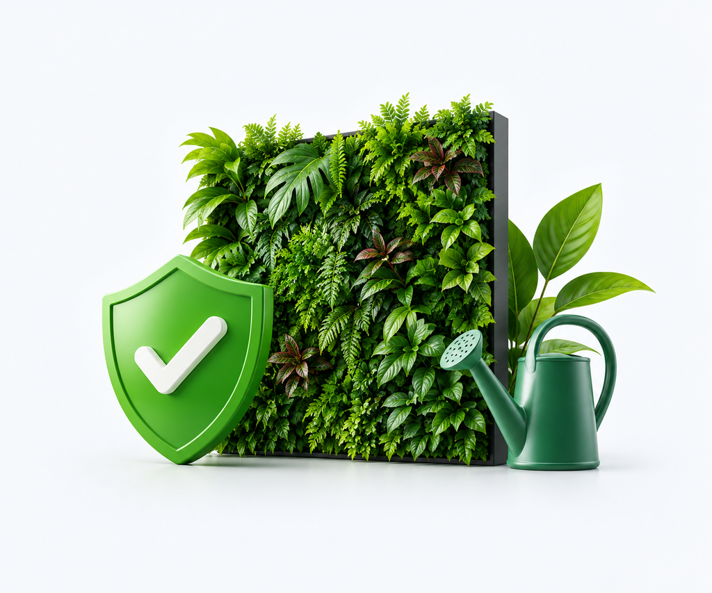 Artificial greenery for indoor and outdoor use