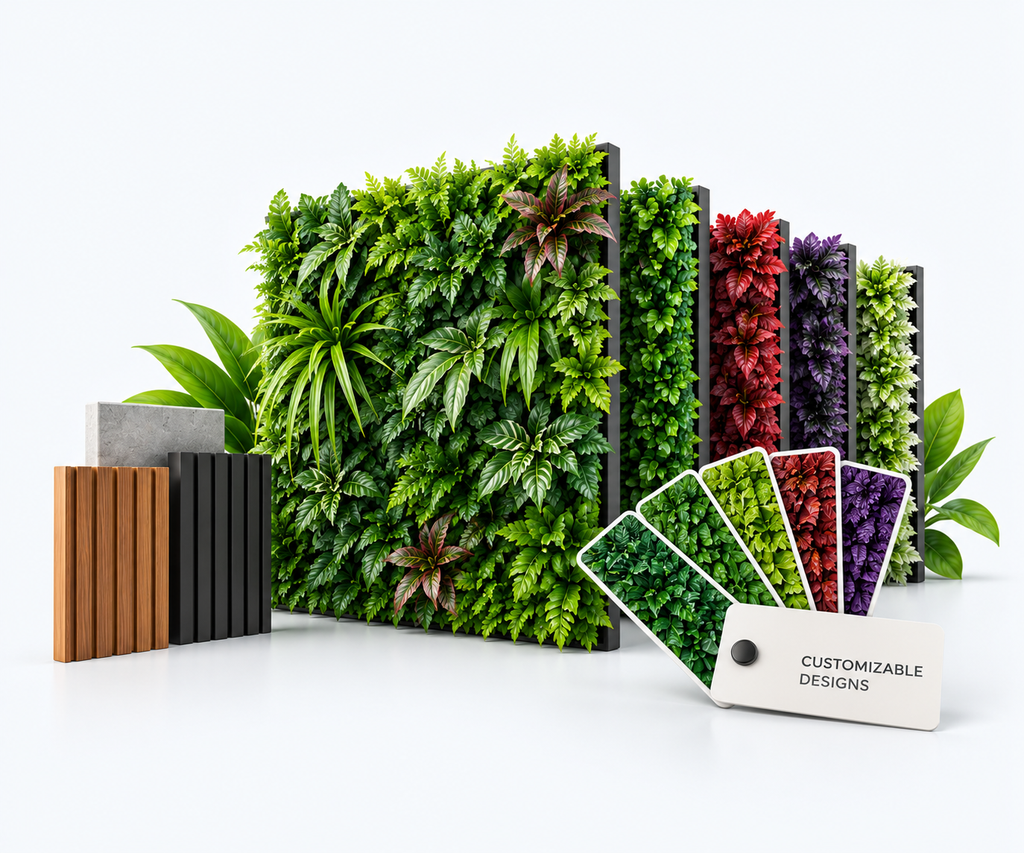 Low-maintenance artificial greenery