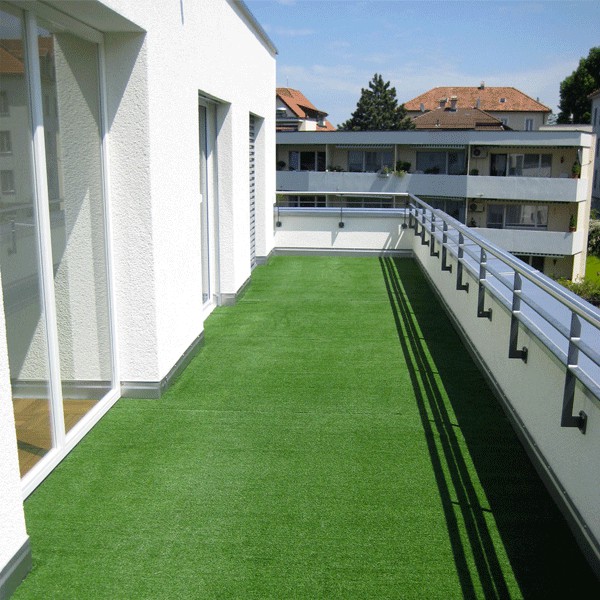 Artificial grass landscaping project