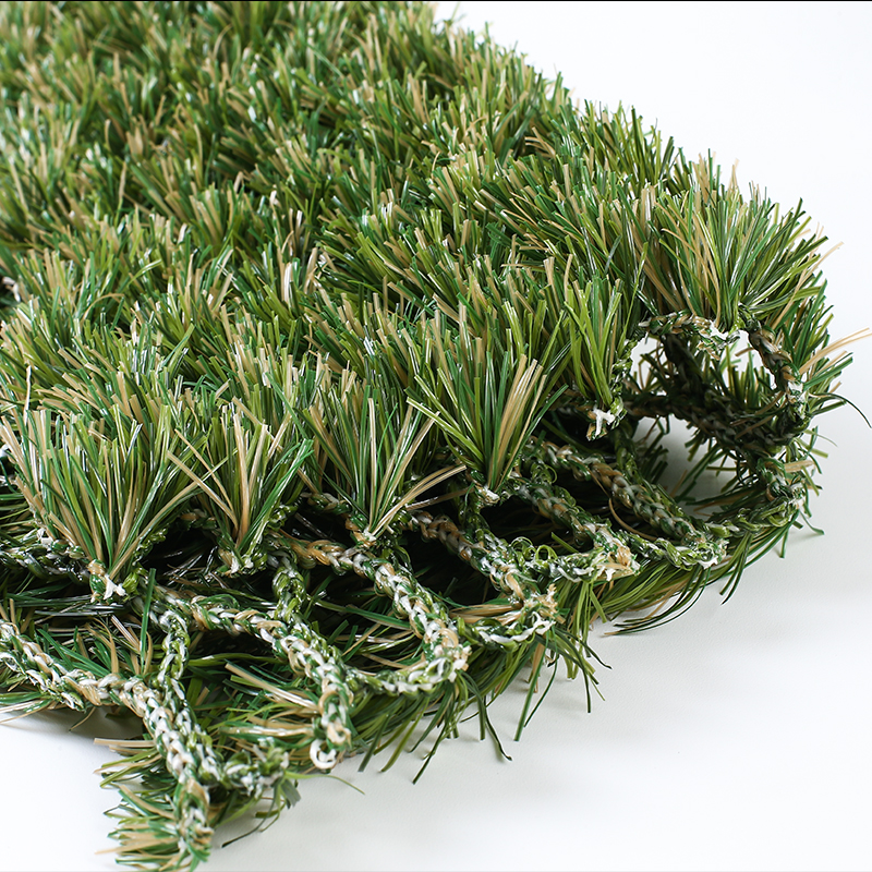 Football hybrid turf system construction