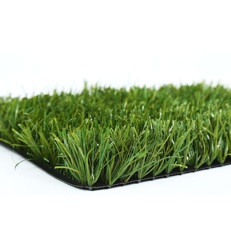 Football turf structure showing yarn, backing and drainage layers
