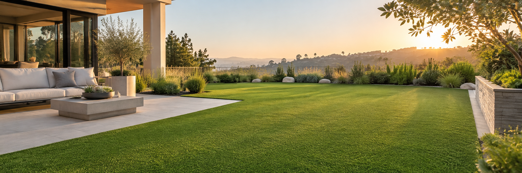 Landscape artificial grass for outdoor garden