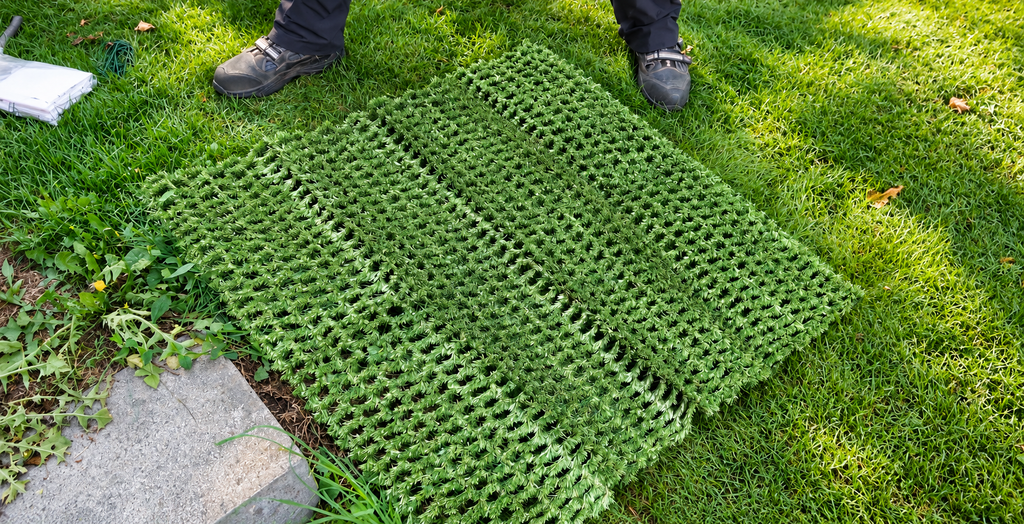 Hybrid turf for leisure and high-traffic green areas