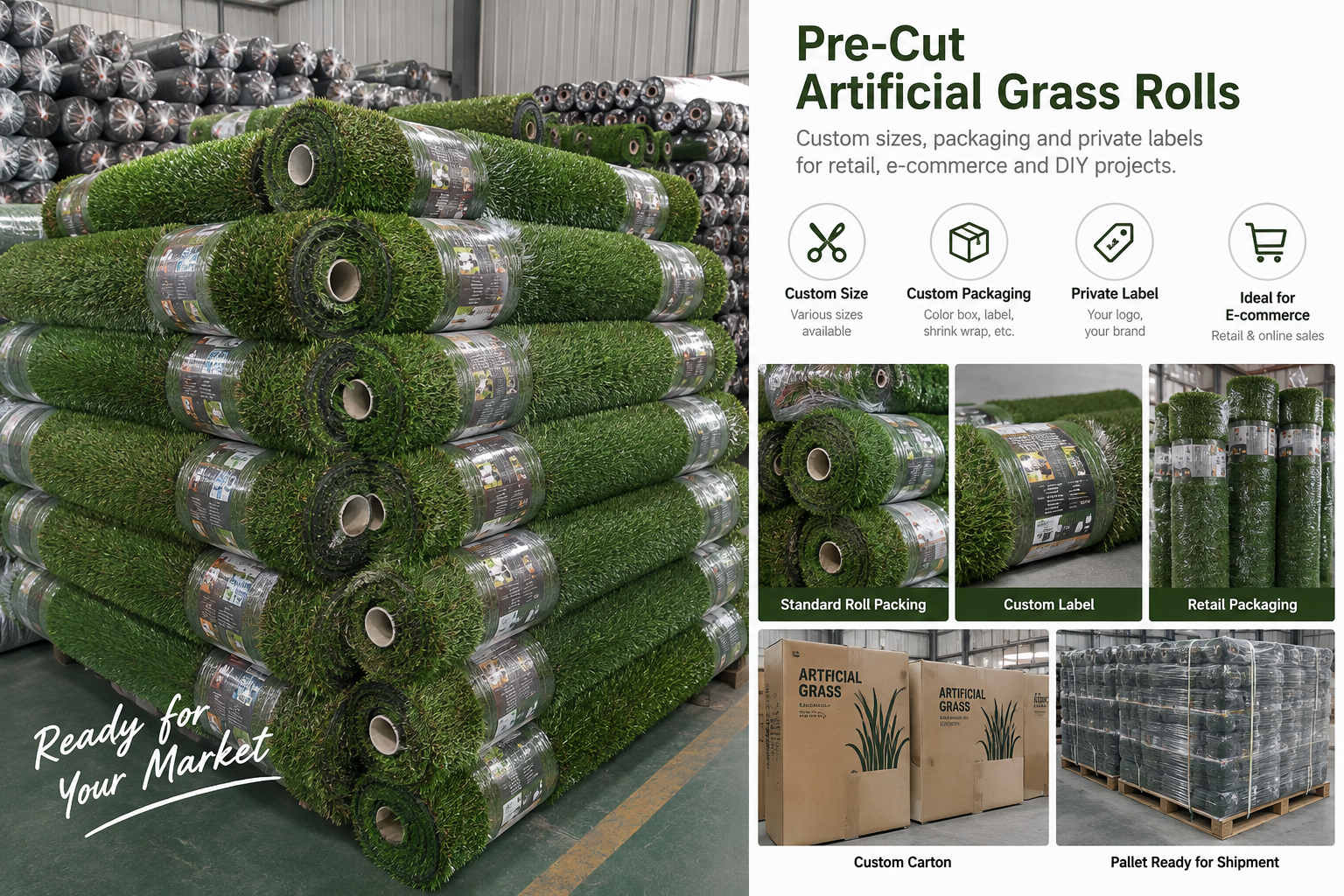 Pet-friendly artificial grass in a garden