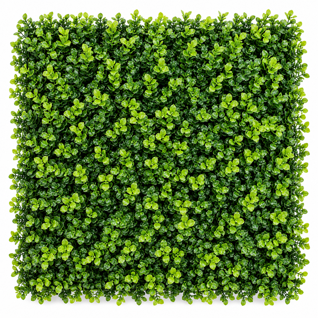Artificial boxwood wall panel for indoor and outdoor decoration