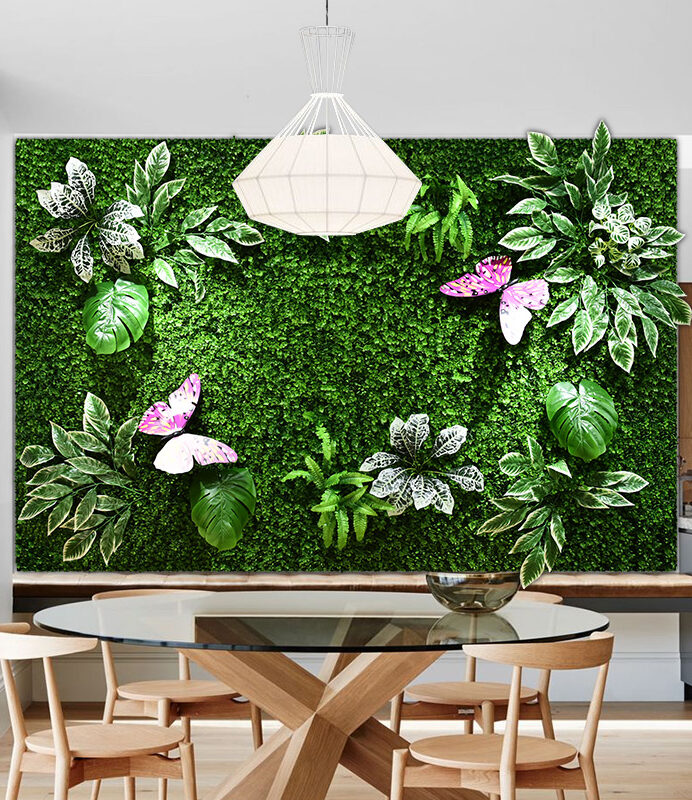 Artificial greenery wall project