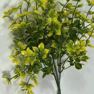 A08 artificial foliage accessory (yellow flower spray)