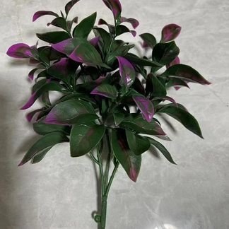 A19 artificial foliage accessory (purple foliage accent)