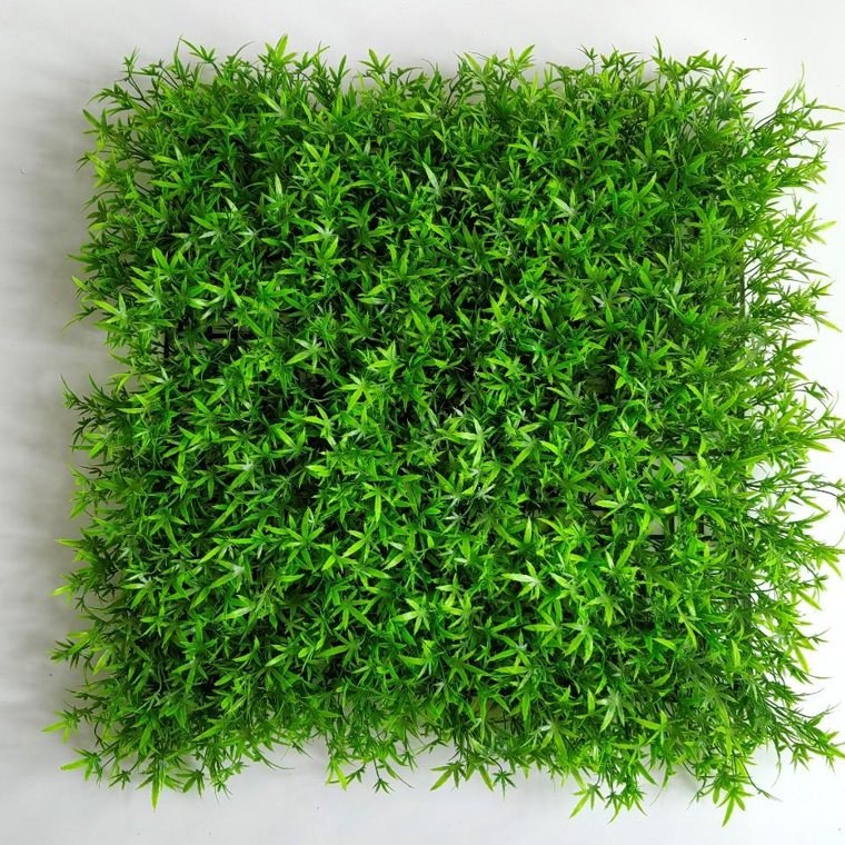 M-G020 artificial plant wall panel (fine-textured green)